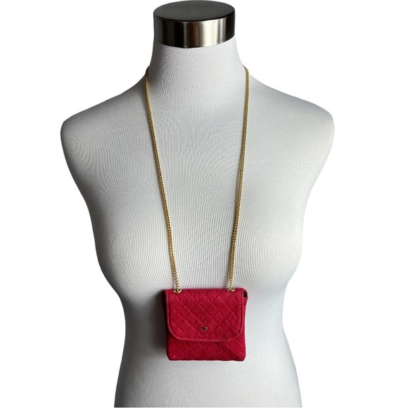 Chanel Vintage 1990 Red CC Mini Bag on Chain - Picture 3 of 10